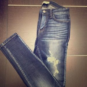 KanCan Ripped Skinny jeans size 27